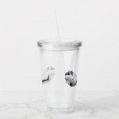 Cartoons vlak acryl drinkbeker (Links)