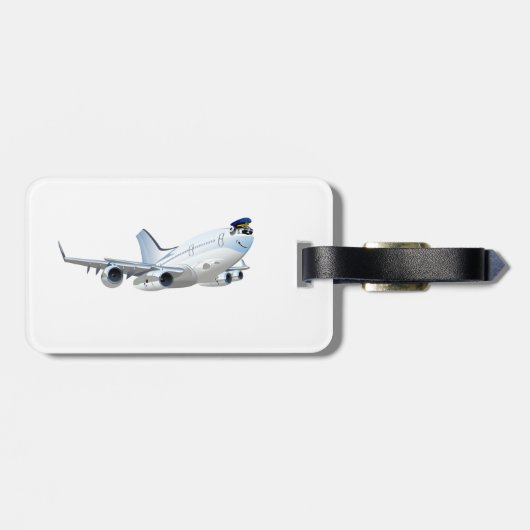 Cartoons vlak bagagelabel (Achterkant horizontaal)