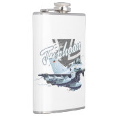 Cartoons vlak heupfles (Rechts)