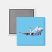 Cartoons vlak magneet (Voorkant / Achterkant)