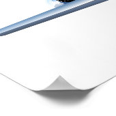 Cartoons vlak poster (Hoek)