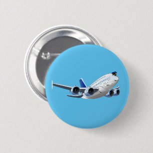 Cartoons vlak ronde button 5,7 cm