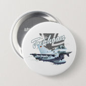 Cartoons vlak ronde button 7,6 cm (Voorkant /achterkant)