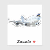 Cartoons vlak sticker (Vel)