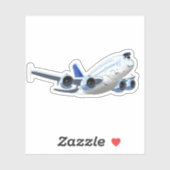 Cartoons vlak sticker (Vel)