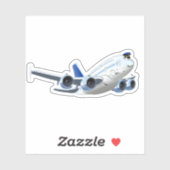 Cartoons vlak sticker (Vel)