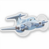 Cartoons vlak sticker (Voorkant)