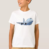Cartoons vlak t-shirt (Voorkant)