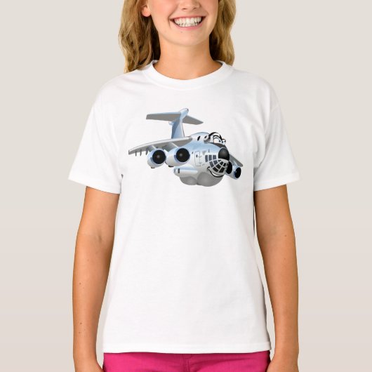 Cartoons vlak t-shirt (Voorkant)
