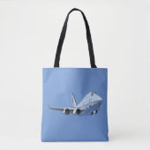 Cartoons vlak tote bag (Voorkant)
