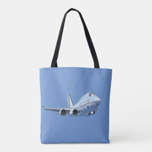 Cartoons vlak tote bag