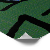 Cartoons vogels zingen in een boom poster (Hoek)