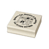 Cartoons voor Autoreparatie & -Service. Rubberstempel (Stempel)