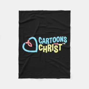 Cartoons voor Christus - Christelijk, geloof, Jezu Fleece Deken