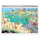 Cartoons voor de luchtvaart 12-maandalkalender kalender (Hoes)