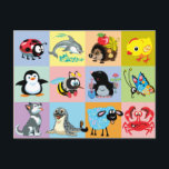 cartoons voor kinderen briefkaart<br><div class="desc">cartoons voor kleine kinderen</div>