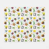 cartoons voor kinderen fleece deken (Voorkant (Horizontaal))