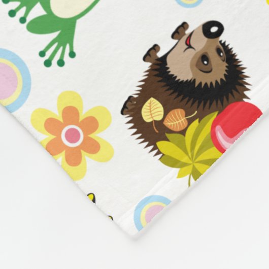 cartoons voor kinderen fleece deken (Hoek)