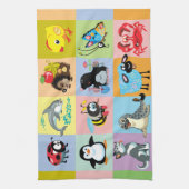 cartoons voor kinderen theedoek (Verticaal)