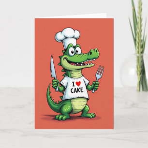 Cartoonsalamander Verjaardagskaart Kaart