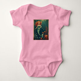 Cartoonsirene Strand Adoreerbare Oceaan-Thema Romper