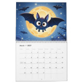 Cartoonstijl Halloween-kunst Kalender (Mar 2027)
