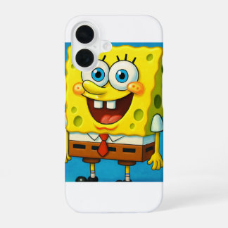 Cartoonstijl Leuke Gele Karakter iPhone 16 Hoes Hoesje