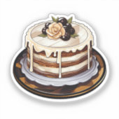 Cartoontaart Sticker (Voorkant)