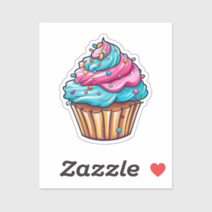 Cartoontafeltaart Sticker