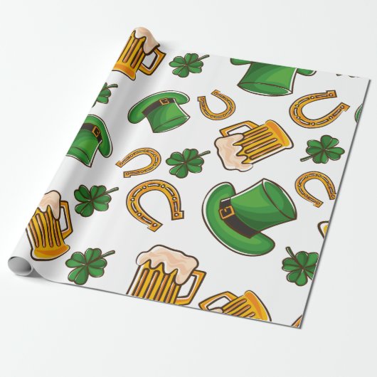 Cartoontempelpapier Cadeaupapier (Uitgerold)