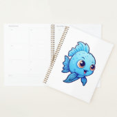 Cartoontje vis illustratie planner (Display)