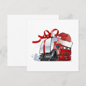 Cartoontroostkaart met kerstgroet (Voorkant / Achterkant)