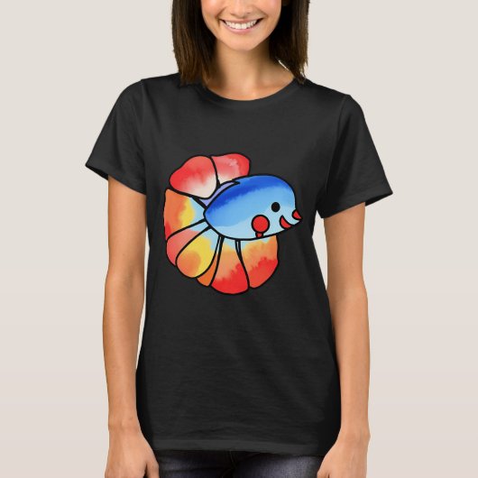 cartoonvis t-shirt (Voorkant)