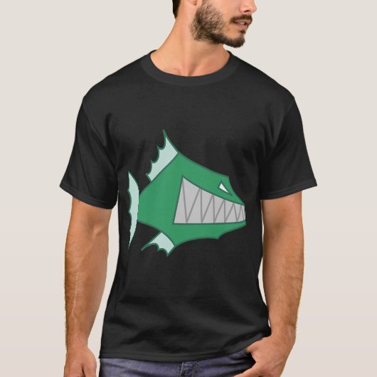 cartoonvis t-shirt (Voorkant)