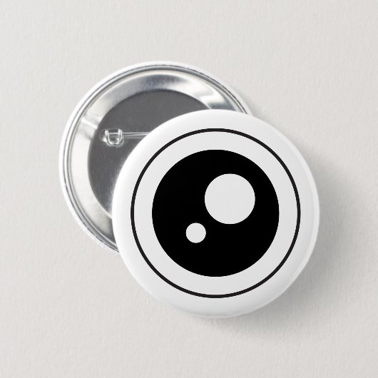 Cartoony Eye 01 Button (Voorkant /achterkant)
