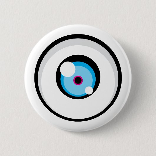Cartoony Eye 03 Button (Voorkant)