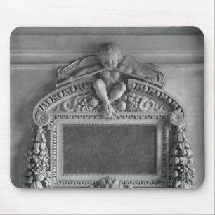 Cartouche uit de Tribune van Caryatids Muismat