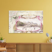 Cartouche van Quebec Canvas Afdruk (Insitu (Woonkamer))