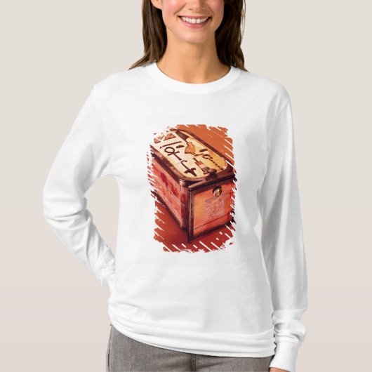 Cartouchvormige doos t-shirt (Voorkant)