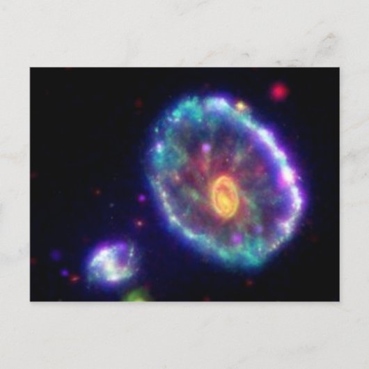 Cartwheel Galaxy Briefkaart (Voorkant)