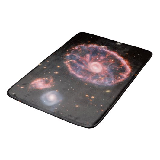 Cartwheel Galaxy, James Webb Space Telescope Badmat (Gekanteld)