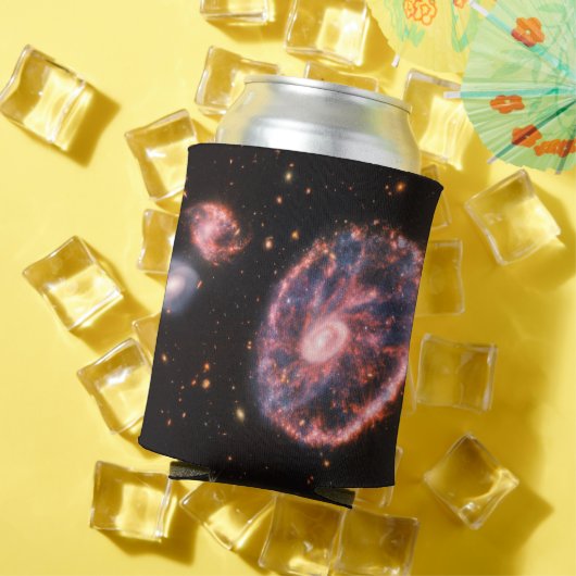 Cartwheel Galaxy, James Webb Space Telescope Blikjeskoeler (Insitu Zomer)