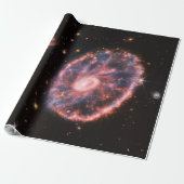 Cartwheel Galaxy, James Webb Space Telescope Cadeaupapier (Uitgerold)