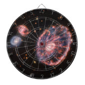 Cartwheel Galaxy, James Webb Space Telescope Dartbord (Voorkant)