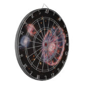 Cartwheel Galaxy, James Webb Space Telescope Dartbord (Voorkant Links)