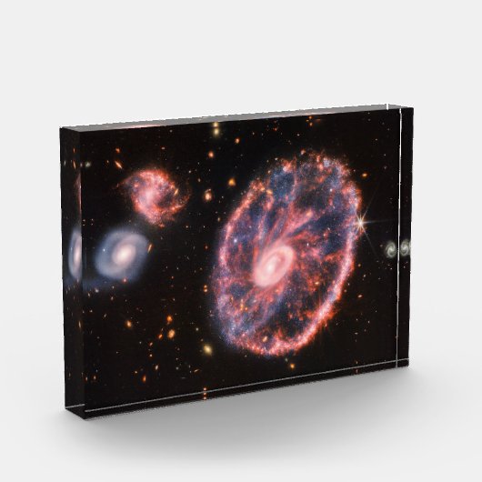 Cartwheel Galaxy, James Webb Space Telescope Fotoblokken (Links)