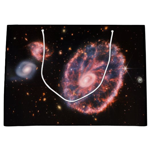 Cartwheel Galaxy, James Webb Space Telescope Groot Cadeauzakje (Voorkant)