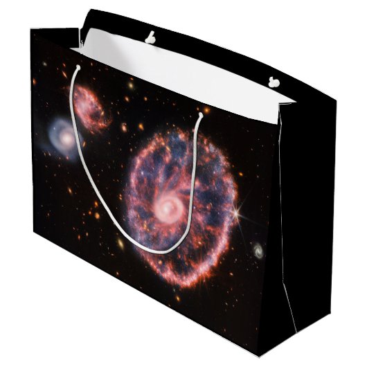 Cartwheel Galaxy, James Webb Space Telescope Groot Cadeauzakje (Achterkant Gekanteld)