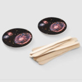 Cartwheel Galaxy, James Webb Space Telescope Handwaaier (Niet-gemonteerd)