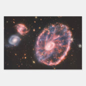 Cartwheel Galaxy, James Webb Space Telescope Inpakpapier Vel (Voorkant 3)